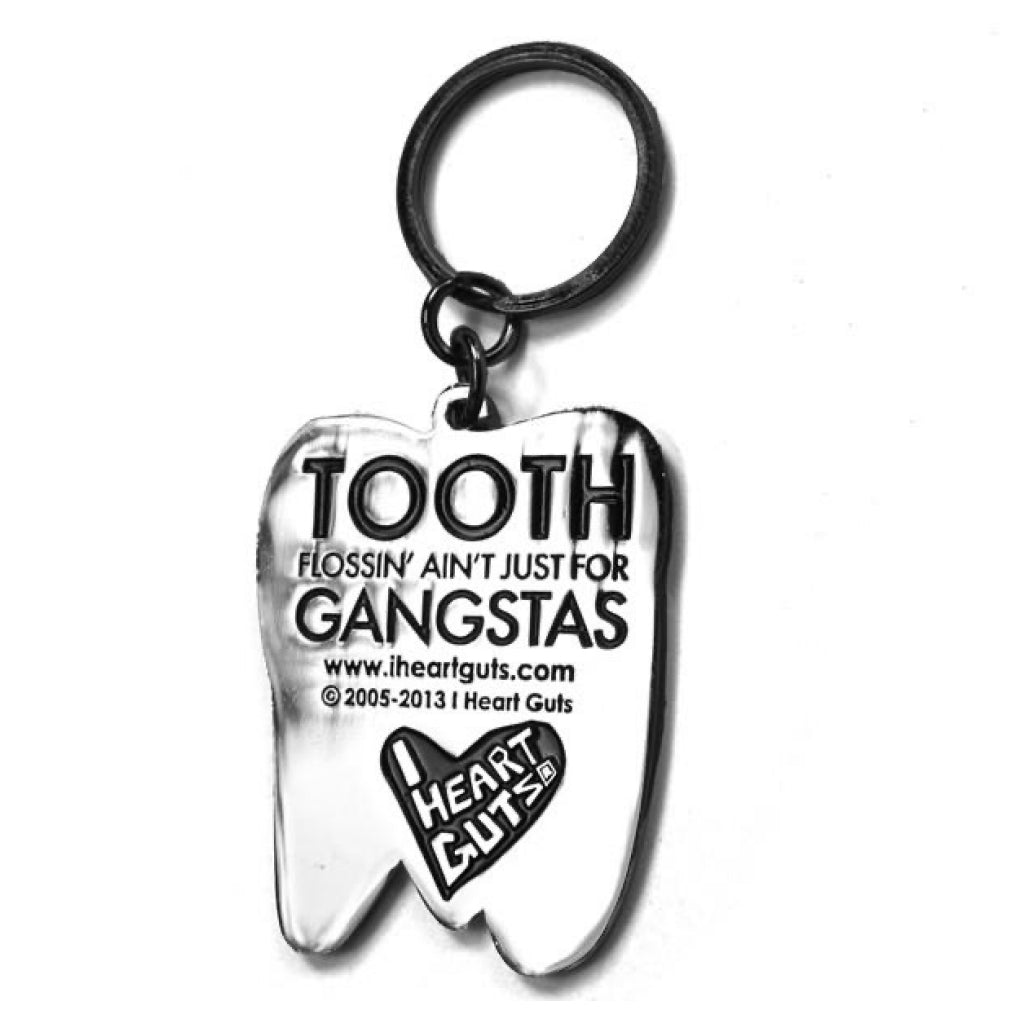 Tooth Key Chain Back