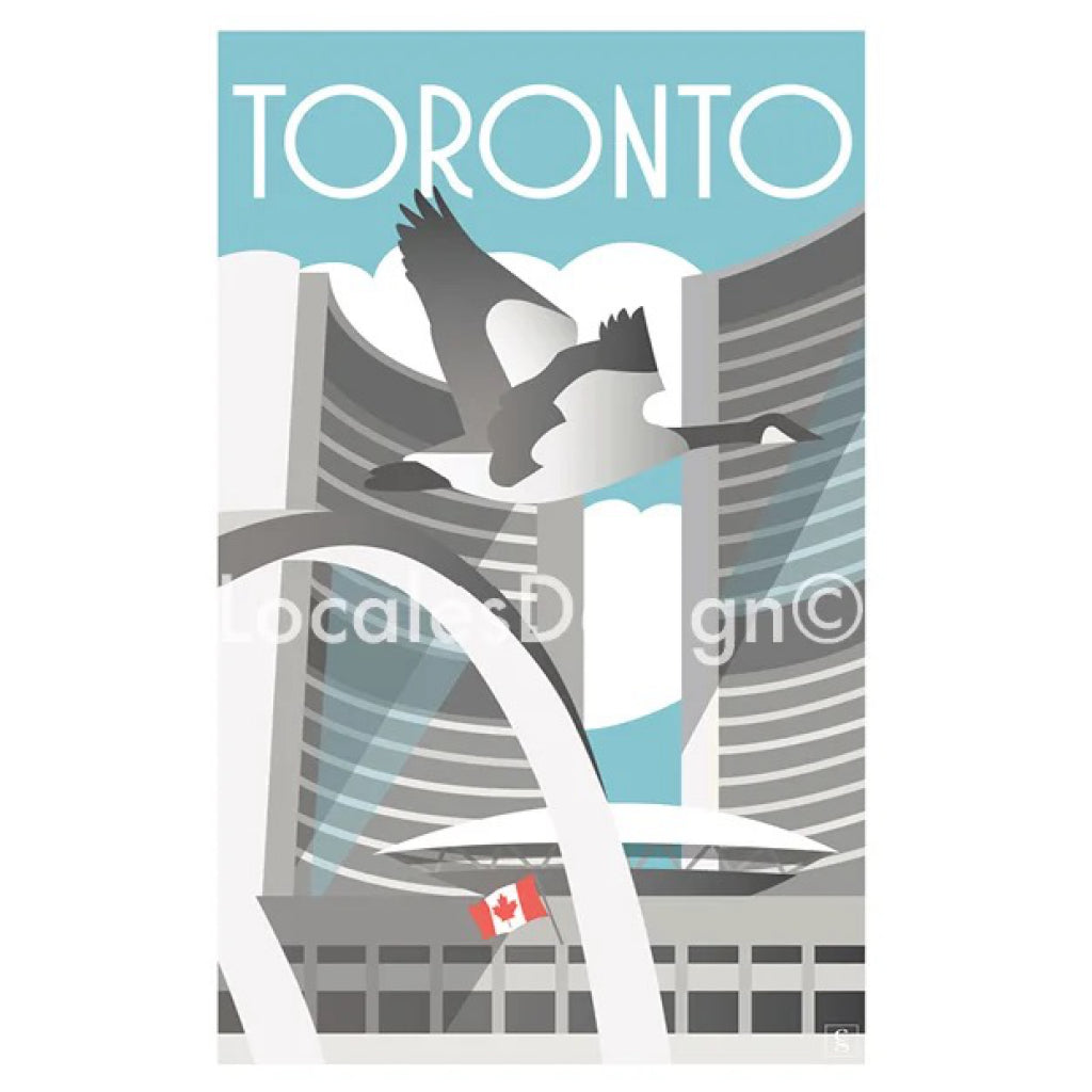 Toronto City Hall Goose Postcard.