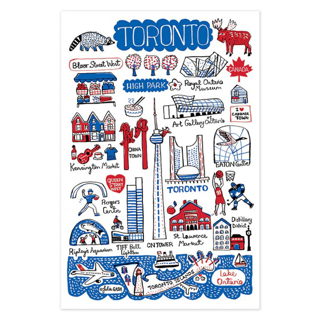 Toronto Cityscape Postcard.