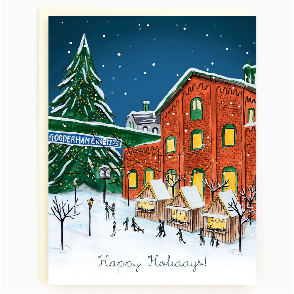 Toronto Distillery District Holiday Card.