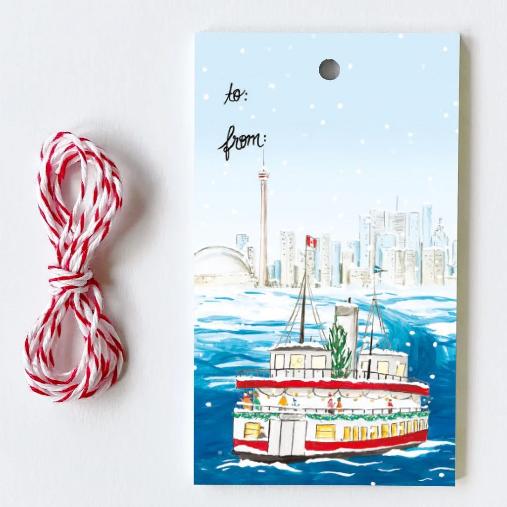 Toronto Ferry Gift Tags Set of 10