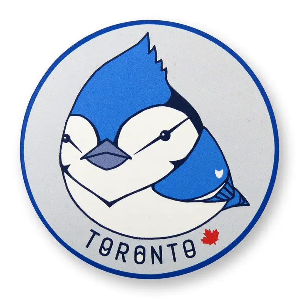 Toronto Jay Round Sticker.
