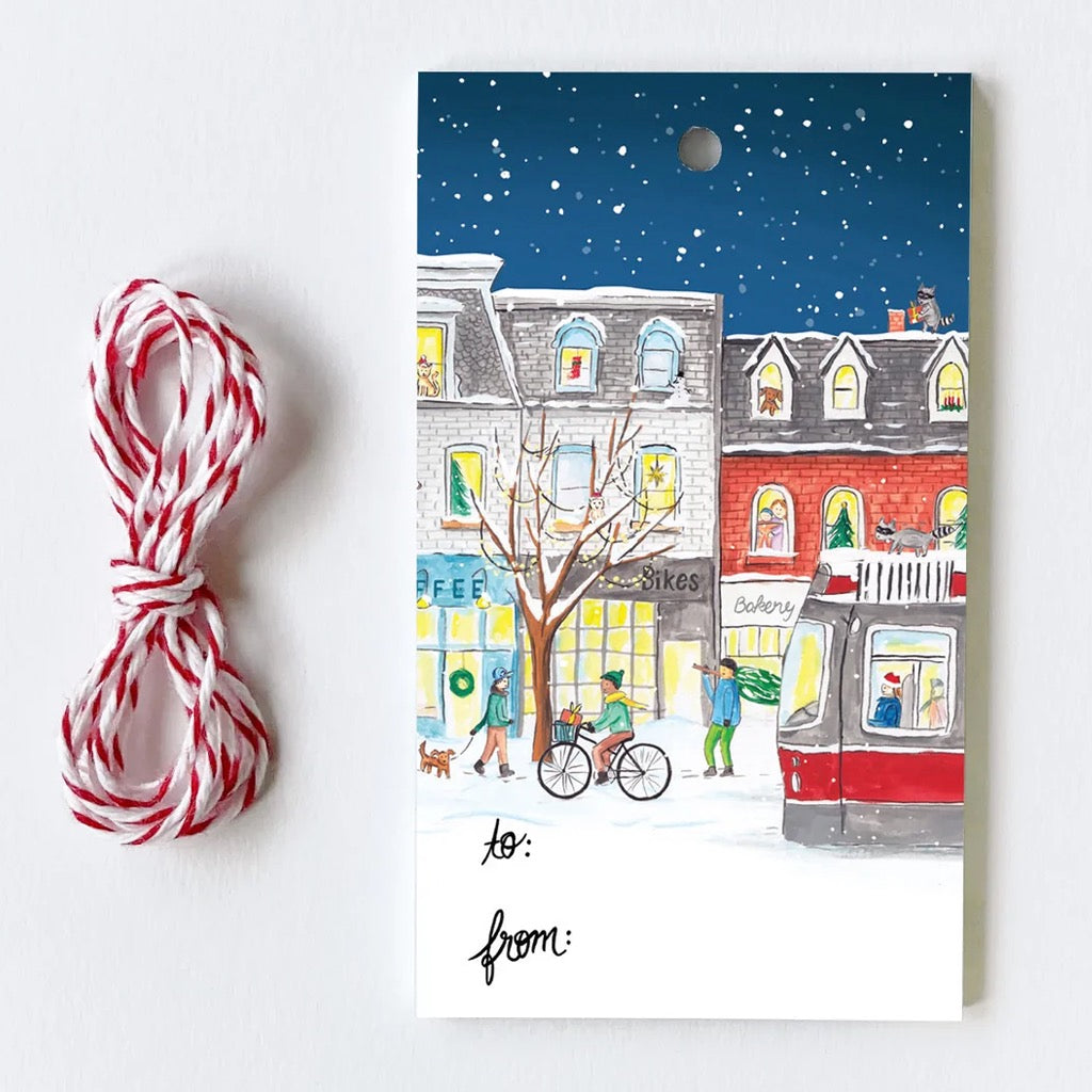 Toronto Queen Street Gift Tags Set of 10