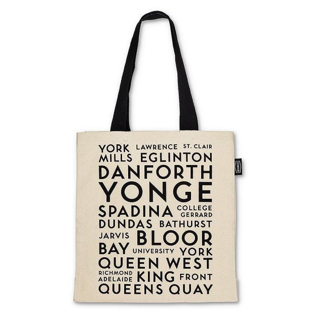 Toronto Streets Tote Bag alternate view.