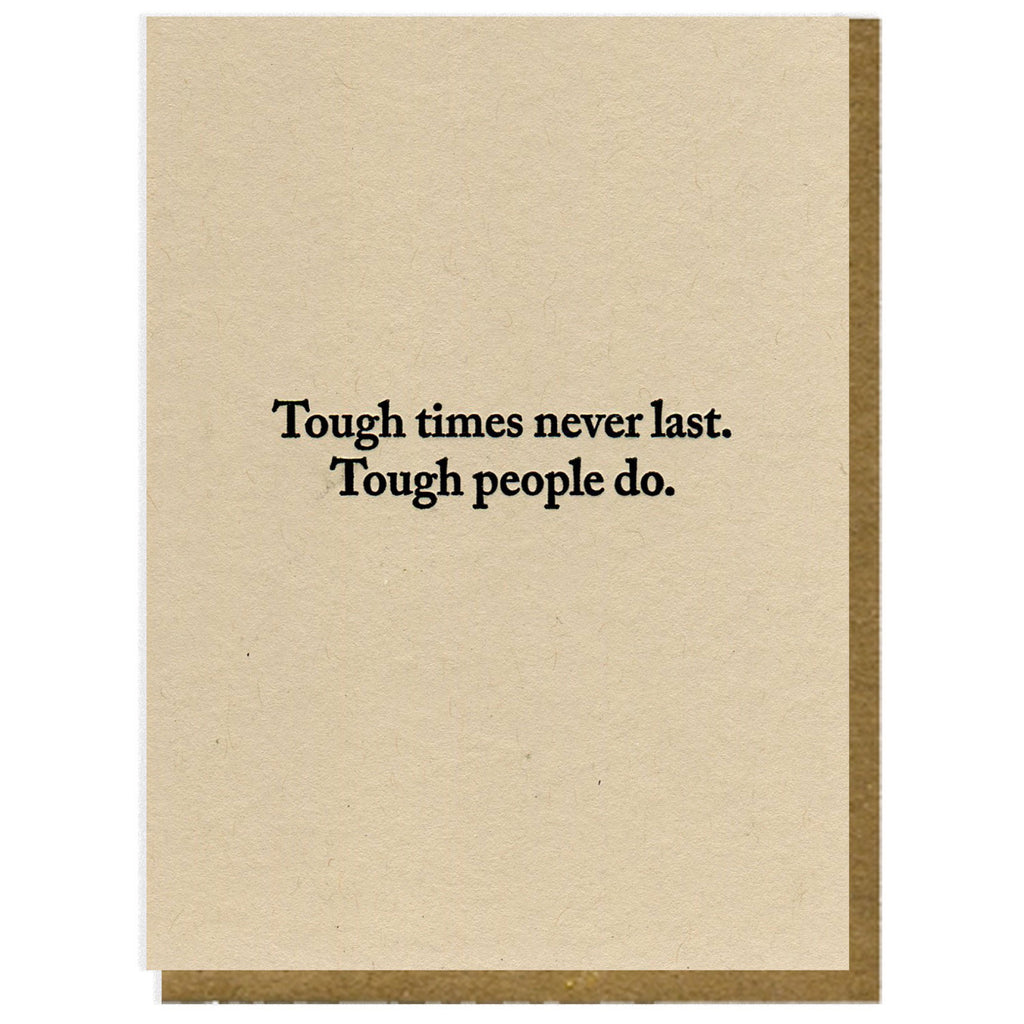 Tough People Last Card.