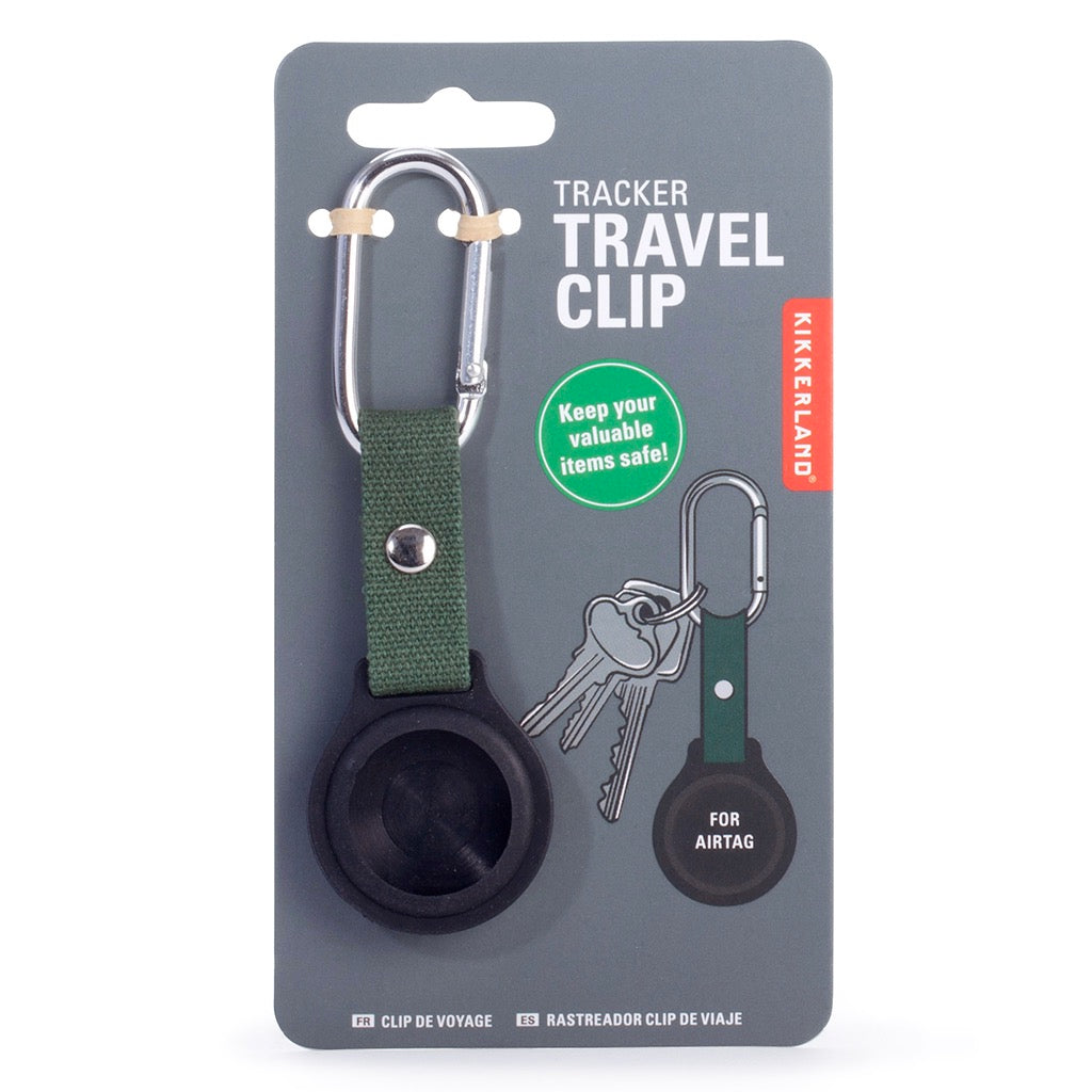Tracker Travel Clip packaging.