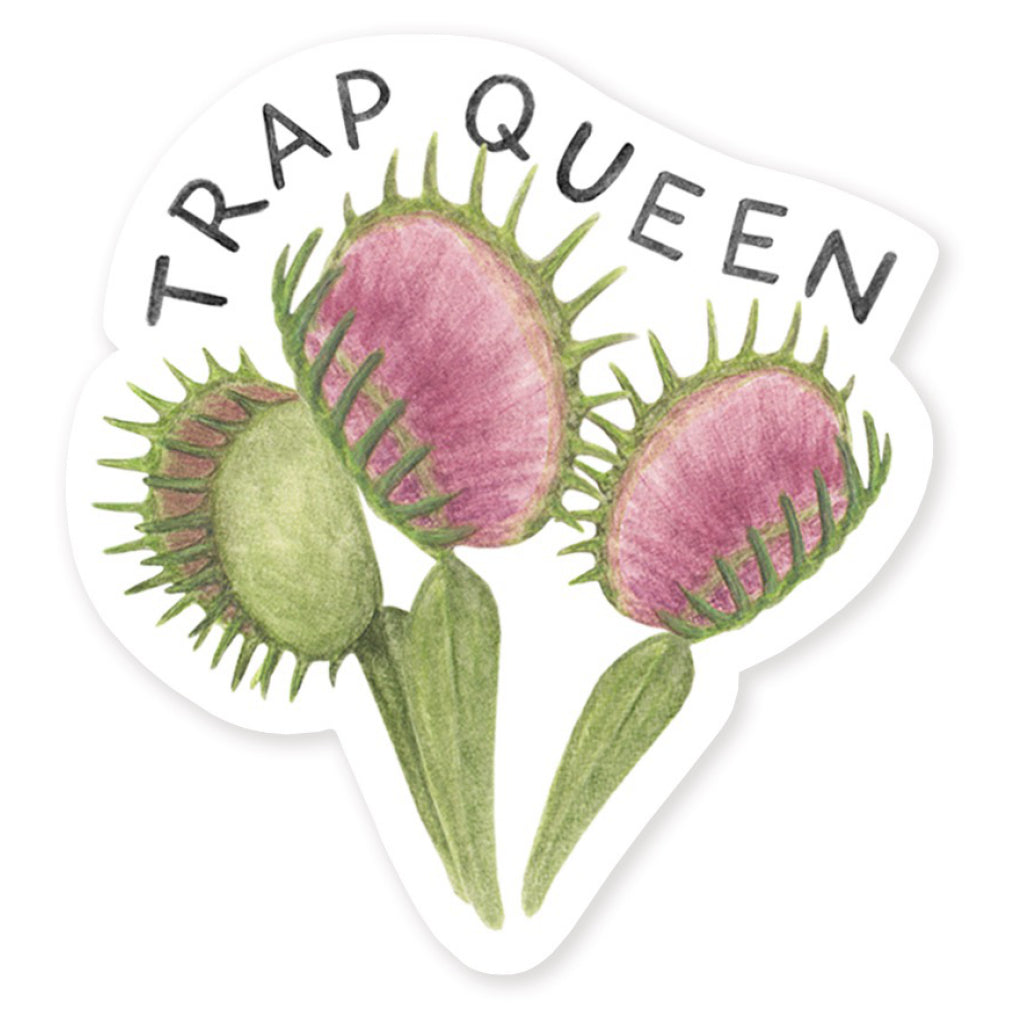 Trap Queen Plant Sticker