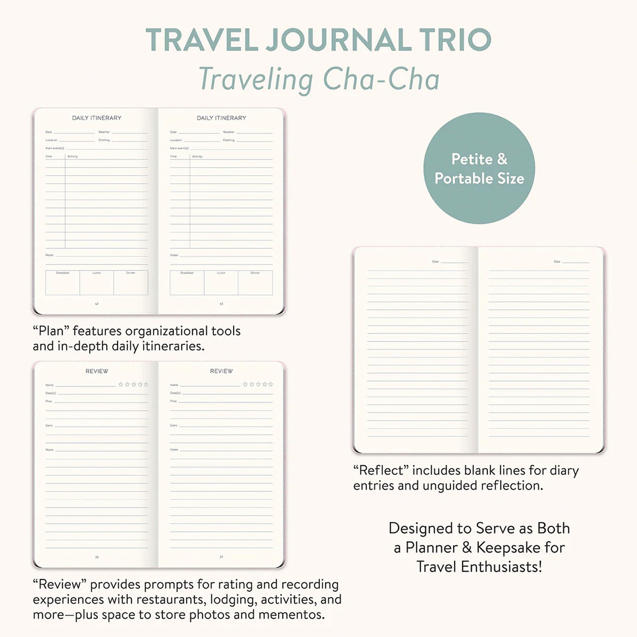 Wanderlust Travel Journal Trio – Studio Oh!