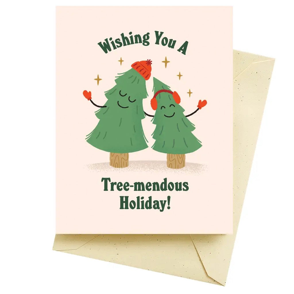 Tree-Mendous Holiday Card.