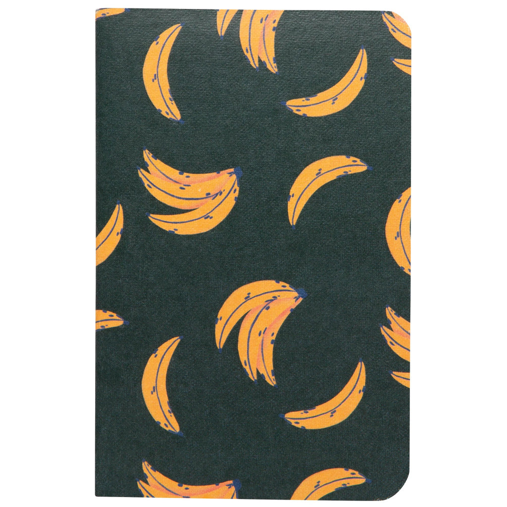 Tropical Trove Pocket Notebook with bananas.