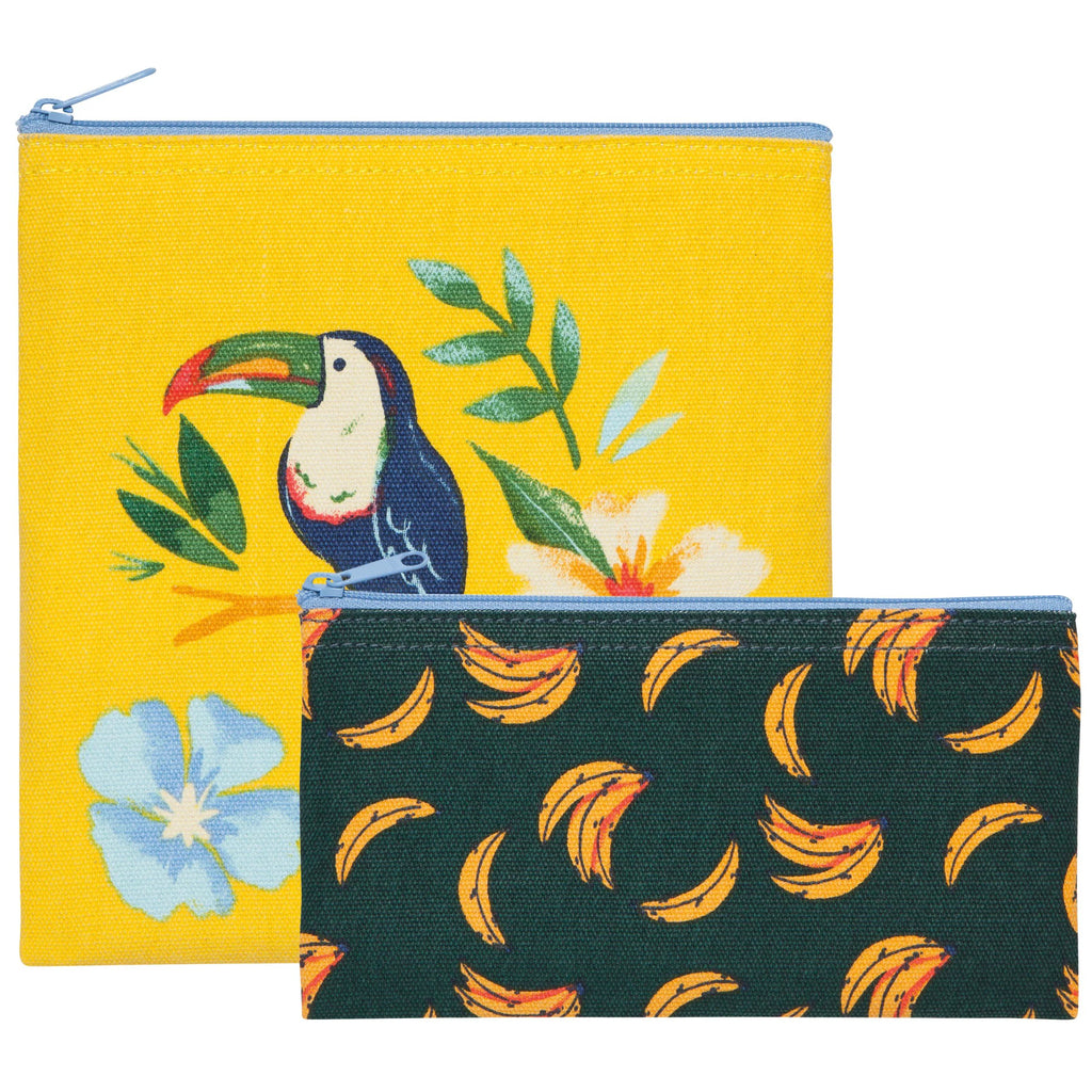 Tropical Trove Snack Bags Set of 2.