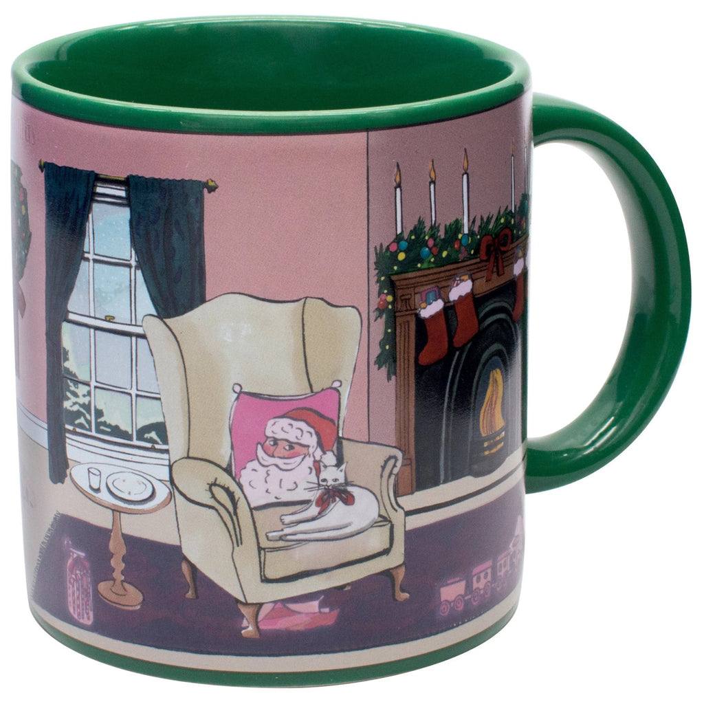 'Twas the Night Before Christmas Mug hot back.