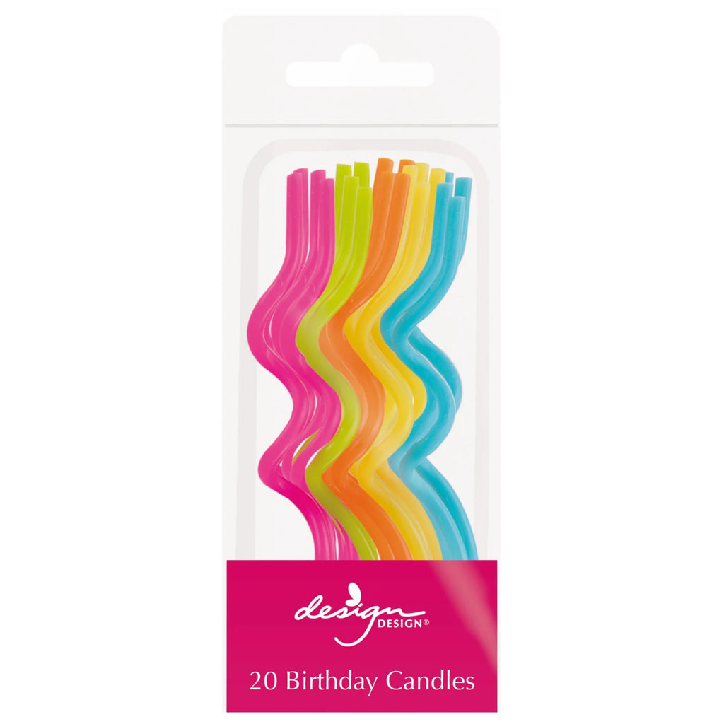 Twisted Brights Birthday Candles.