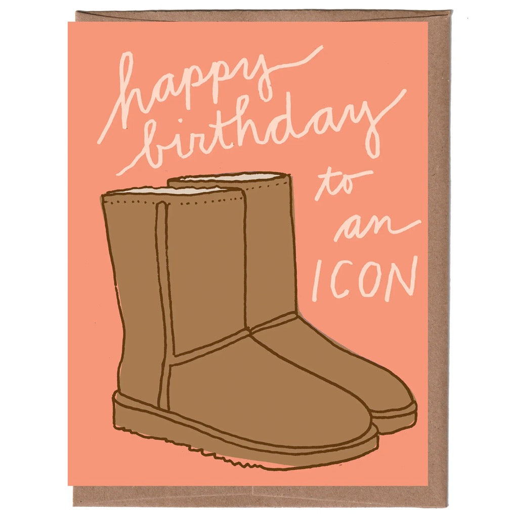 Uggs Boots Happy Birthday Card