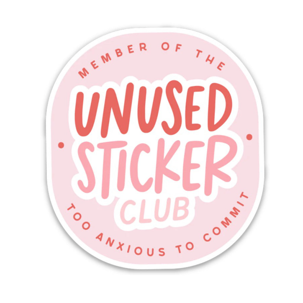 Unused Sticker Club Sticker.