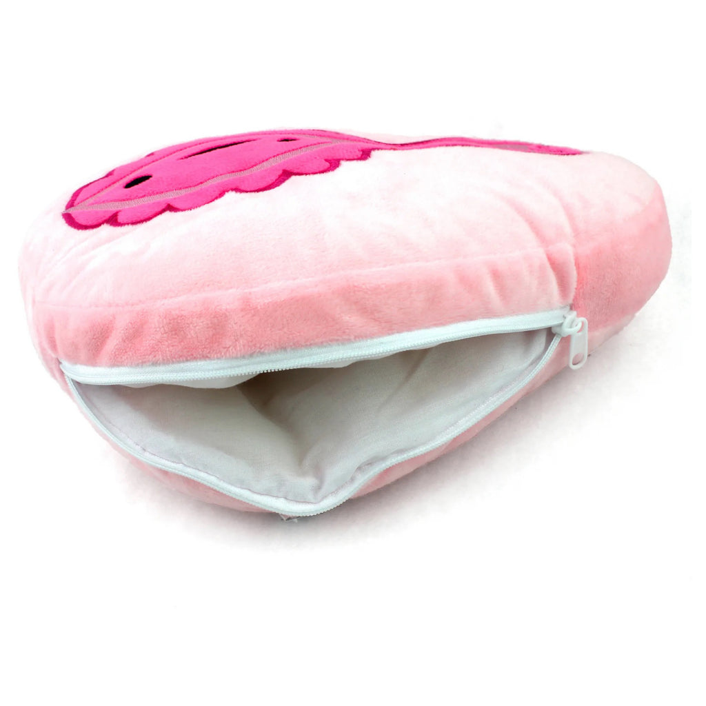 Vagina  Vulva Plush With Zipper Pouch Open