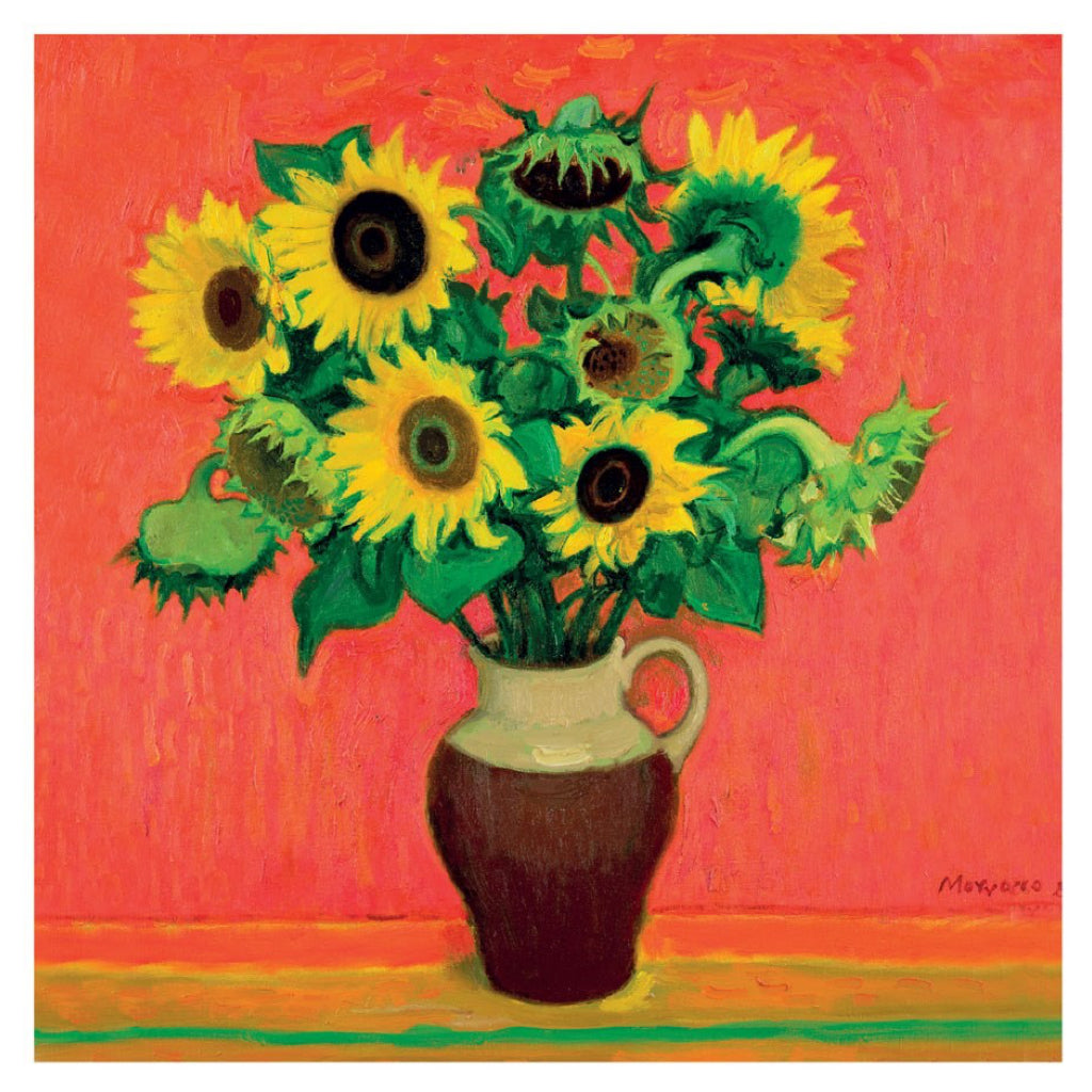 Vase of Sunflowers Card