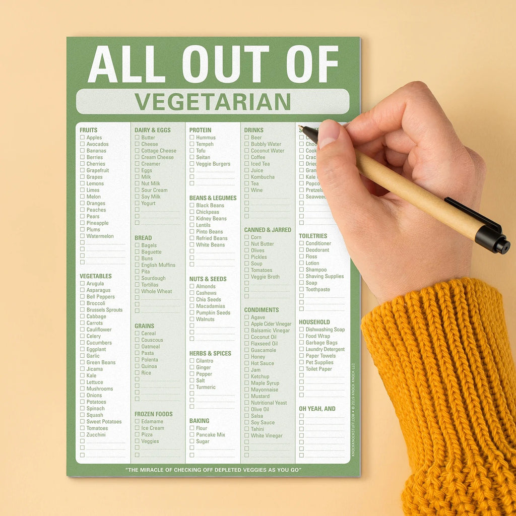 Vegetarian All Out Of Magnetic Pad Lifestyle