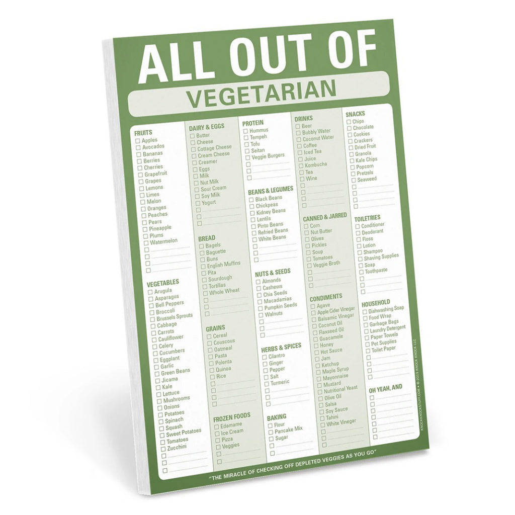 Vegetarian All Out Of Magnetic Pad