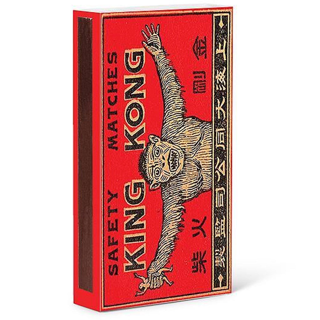 Vintage King Kong Box Of Matches closed.