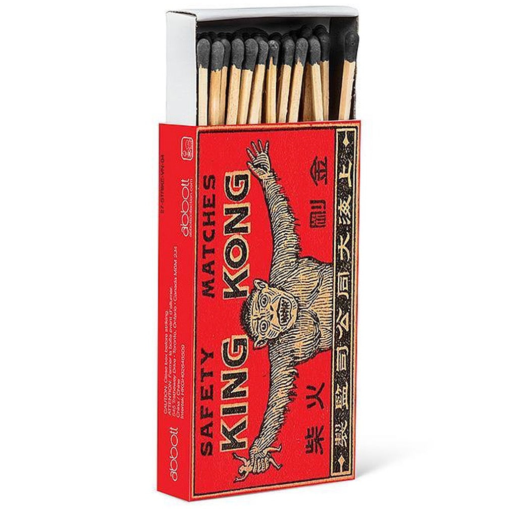 Vintage King Kong Box Of Matches open.