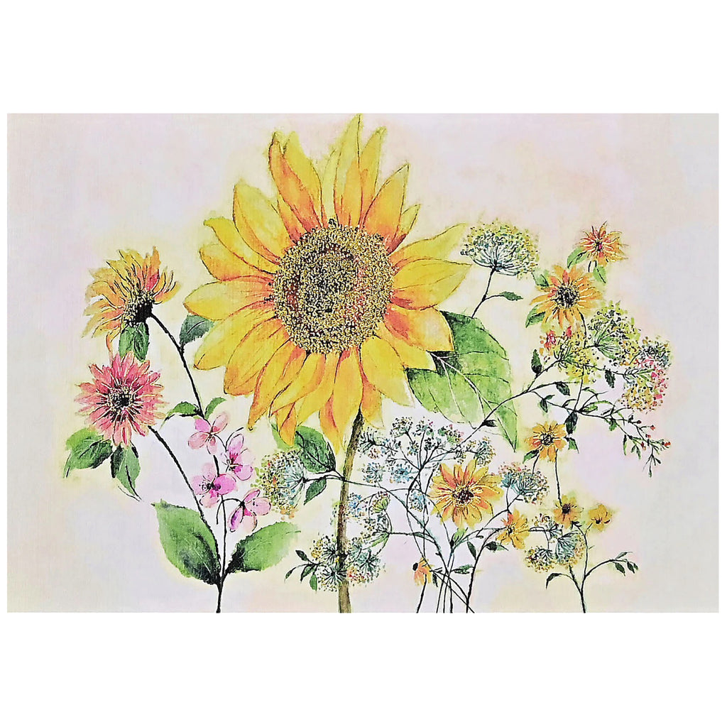 Watercolour Sunflower Boxed Notecards.