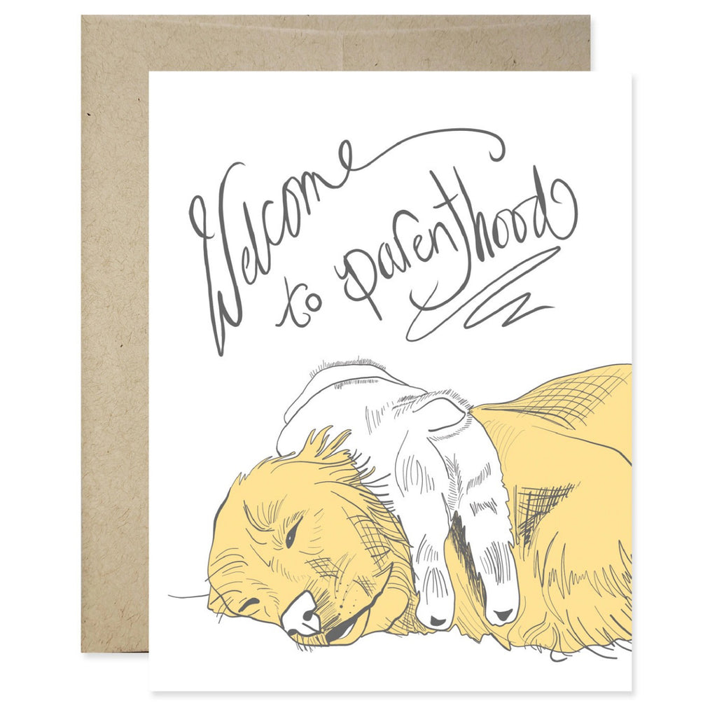Welcome To Parenthood Dogs Card