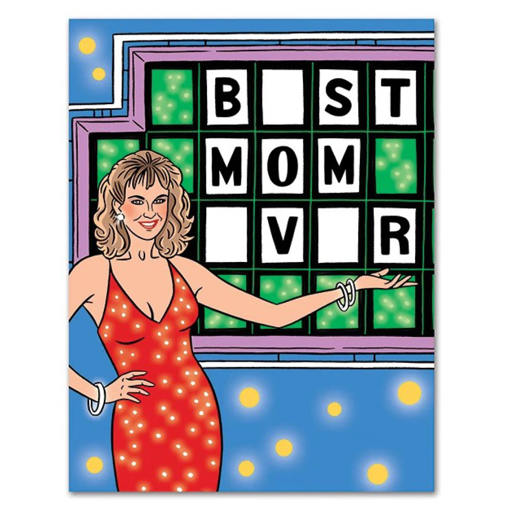 Wheel of Fortune Best Mom Ever Mother's Day Card.