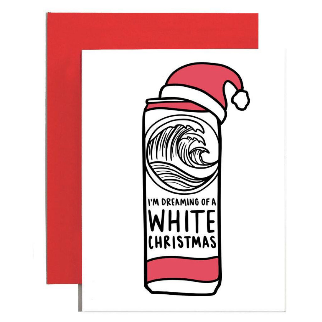 White Claw Christmas Card