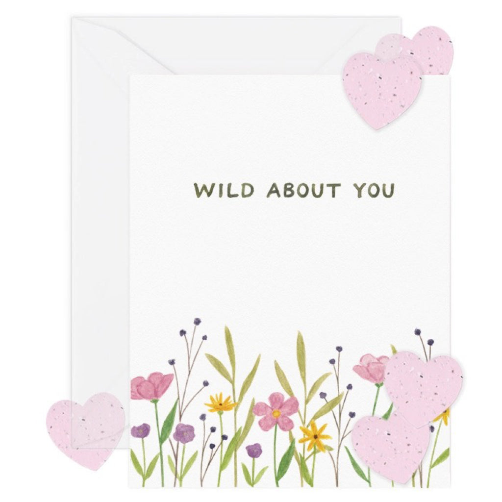 Wild About You Seed Paper Card