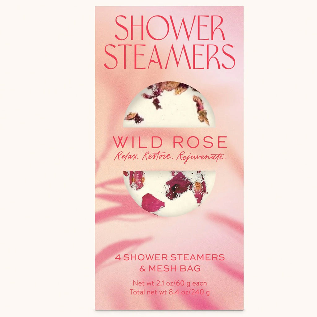 Wild Rose Shower Steamers.