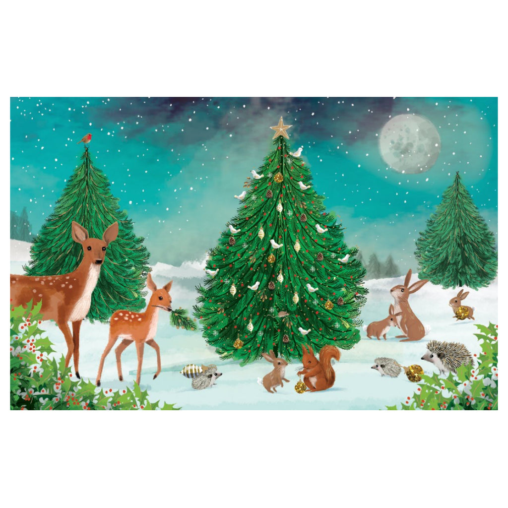Wild Winter Forest Cello Pack of Cards