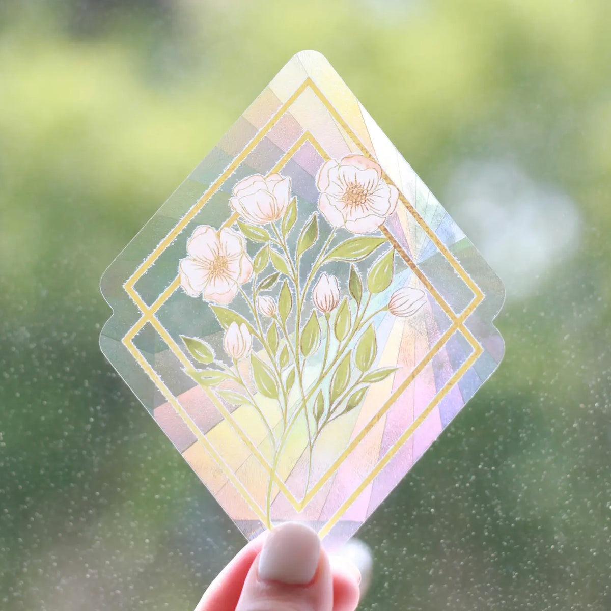 Wildflower Diamonds Bouquet Sun Catcher Window Decal | Elyse Breanne ...