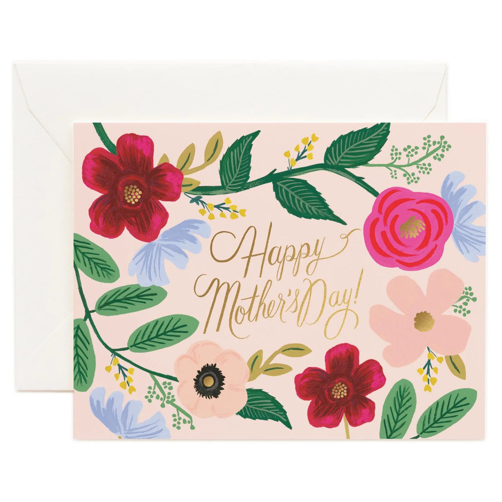 Wildflowers Happy Mother's Day Card.