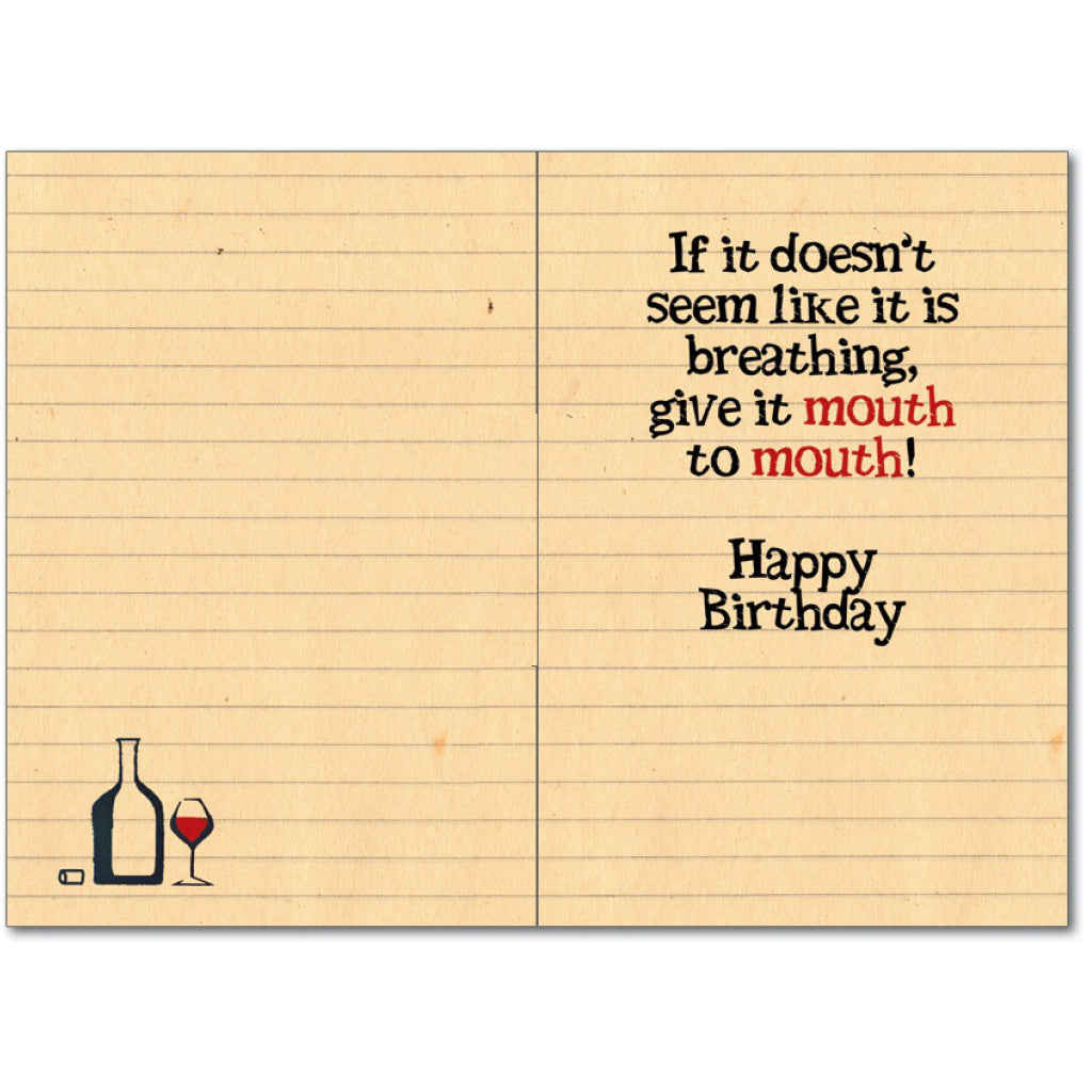 Wine to Breathe Card inside