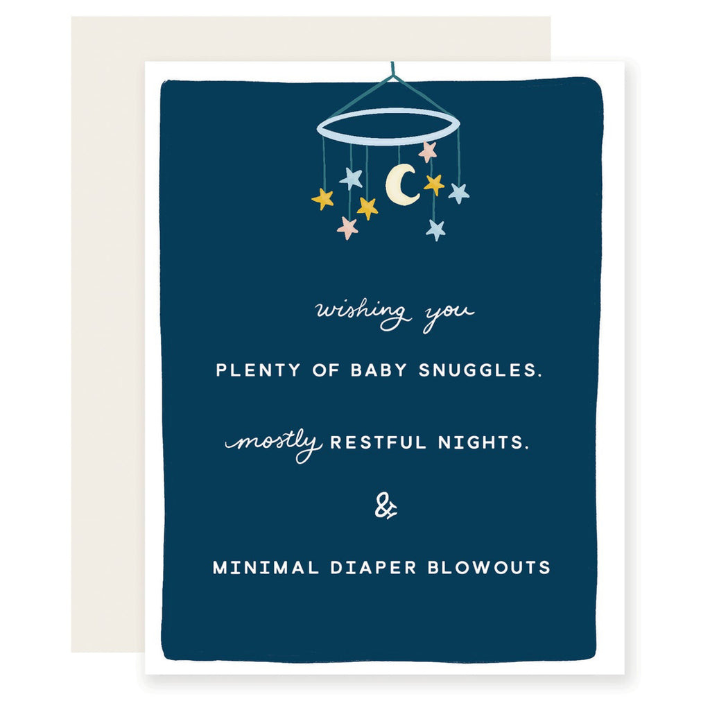 Wishing You Mostly Restful Nights Card