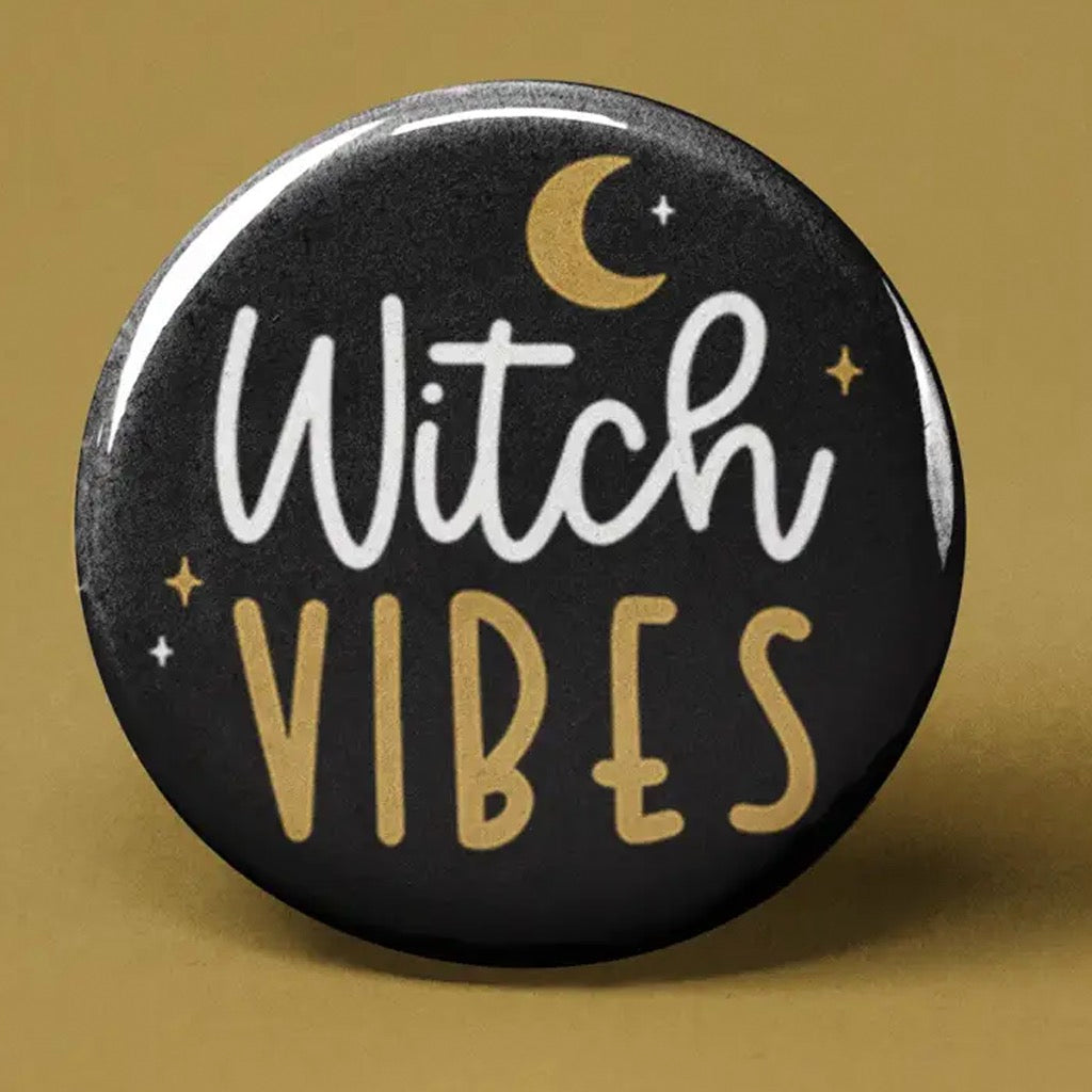 Witch Vibes Pinback Button.