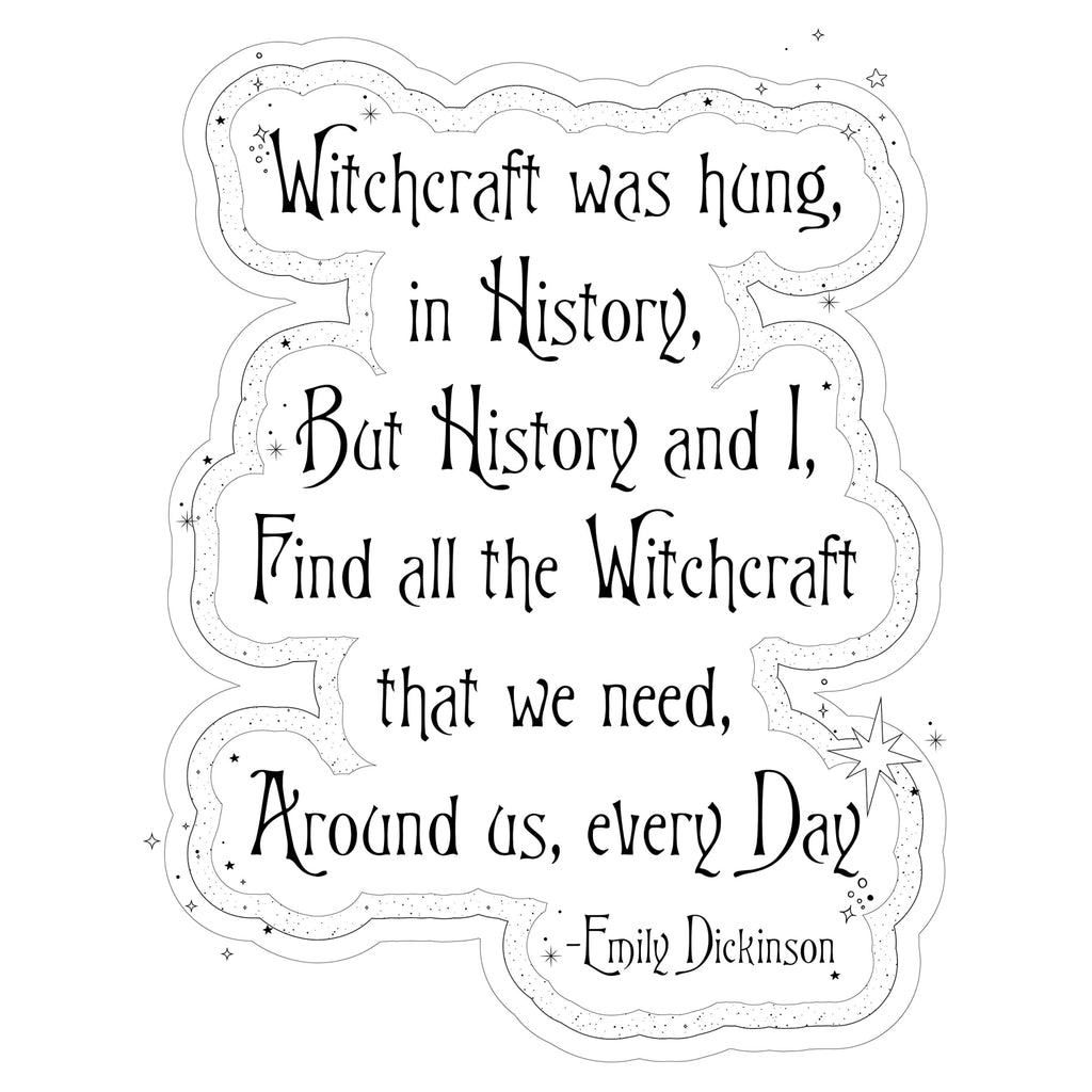 Witchcraft Coloring Book quote