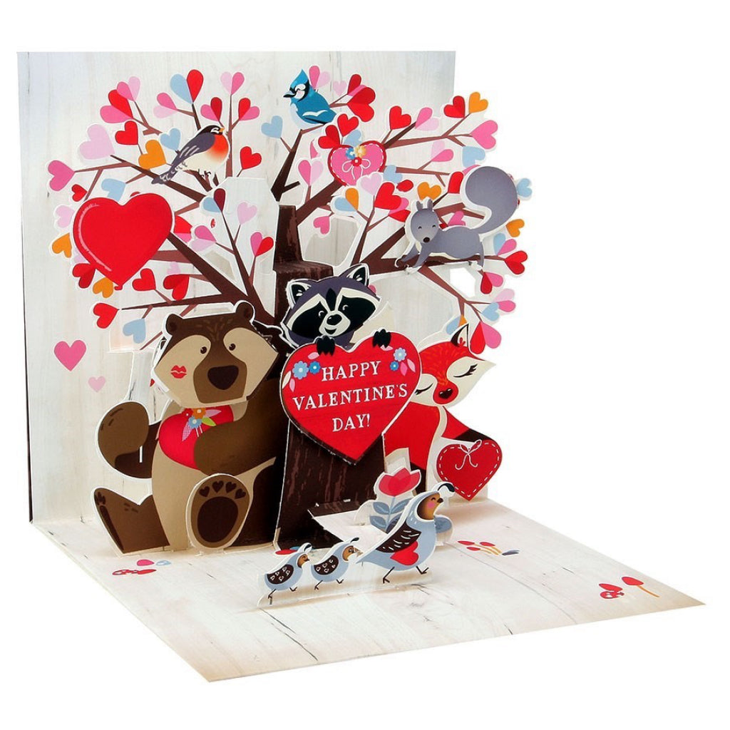 Woodland Valentine Pop-Up Card