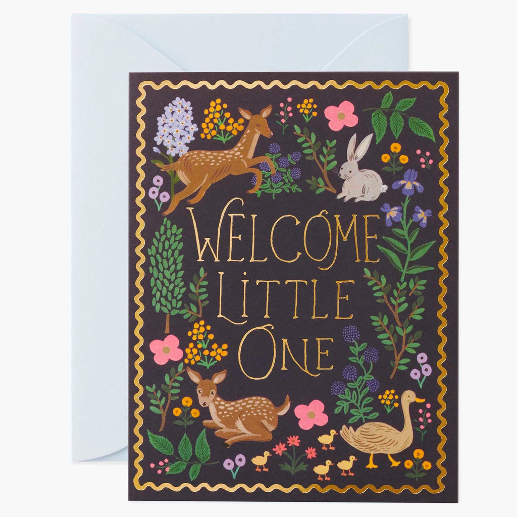 Woodland Welcome Card.