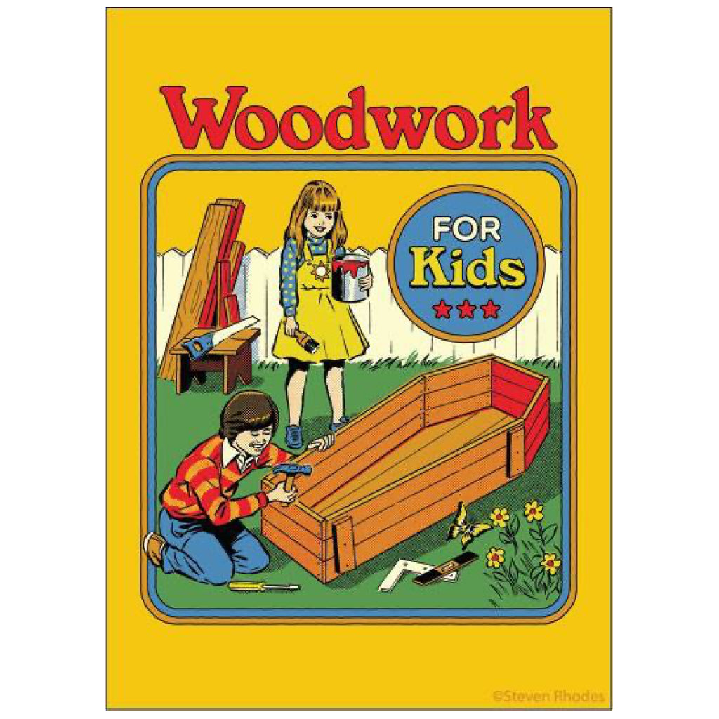 Woodwork For Kids Magnet.