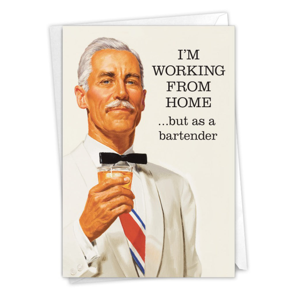 Working From Home Birthday Card | Nobleworks – Outer Layer