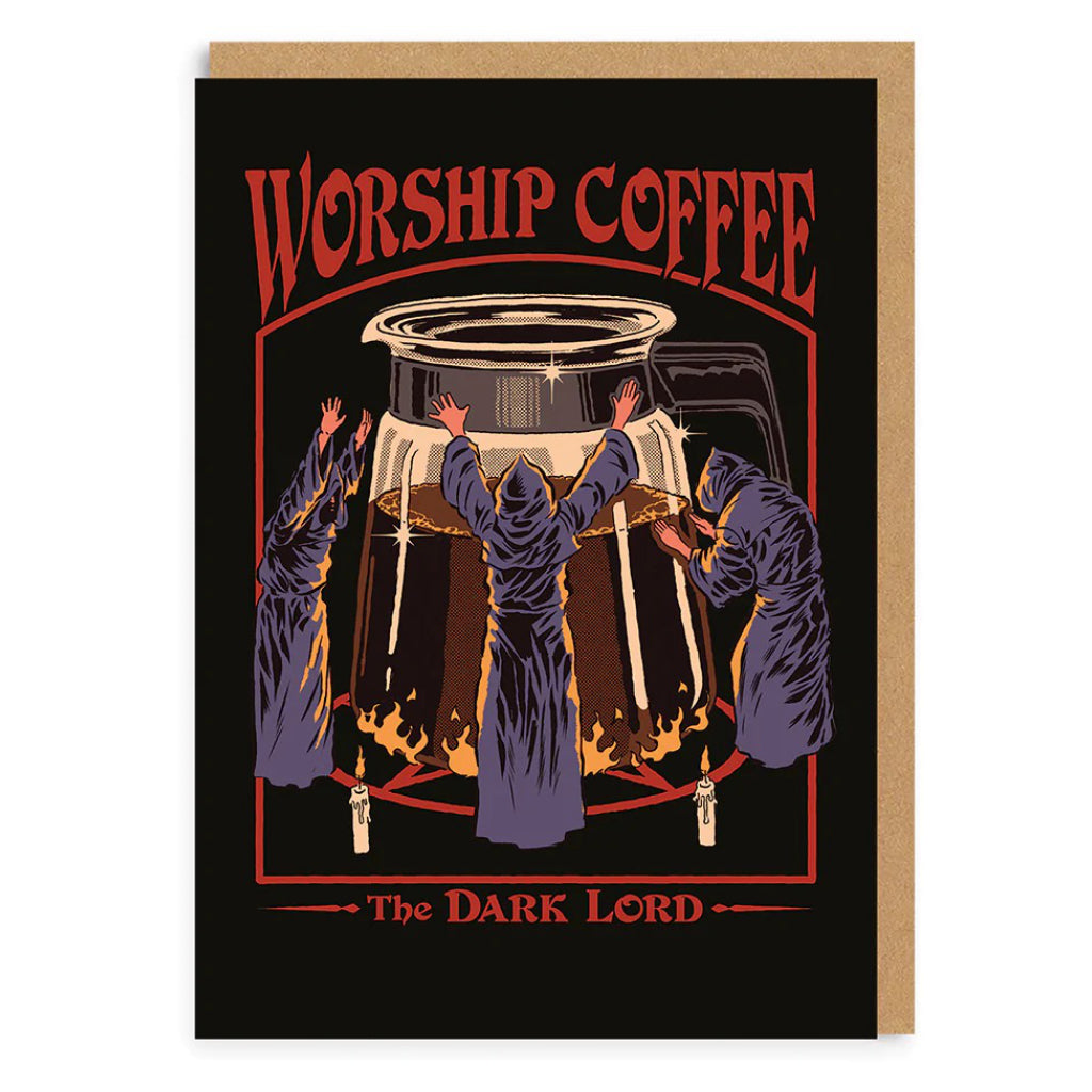 Worship Coffee The Dark Lord Card