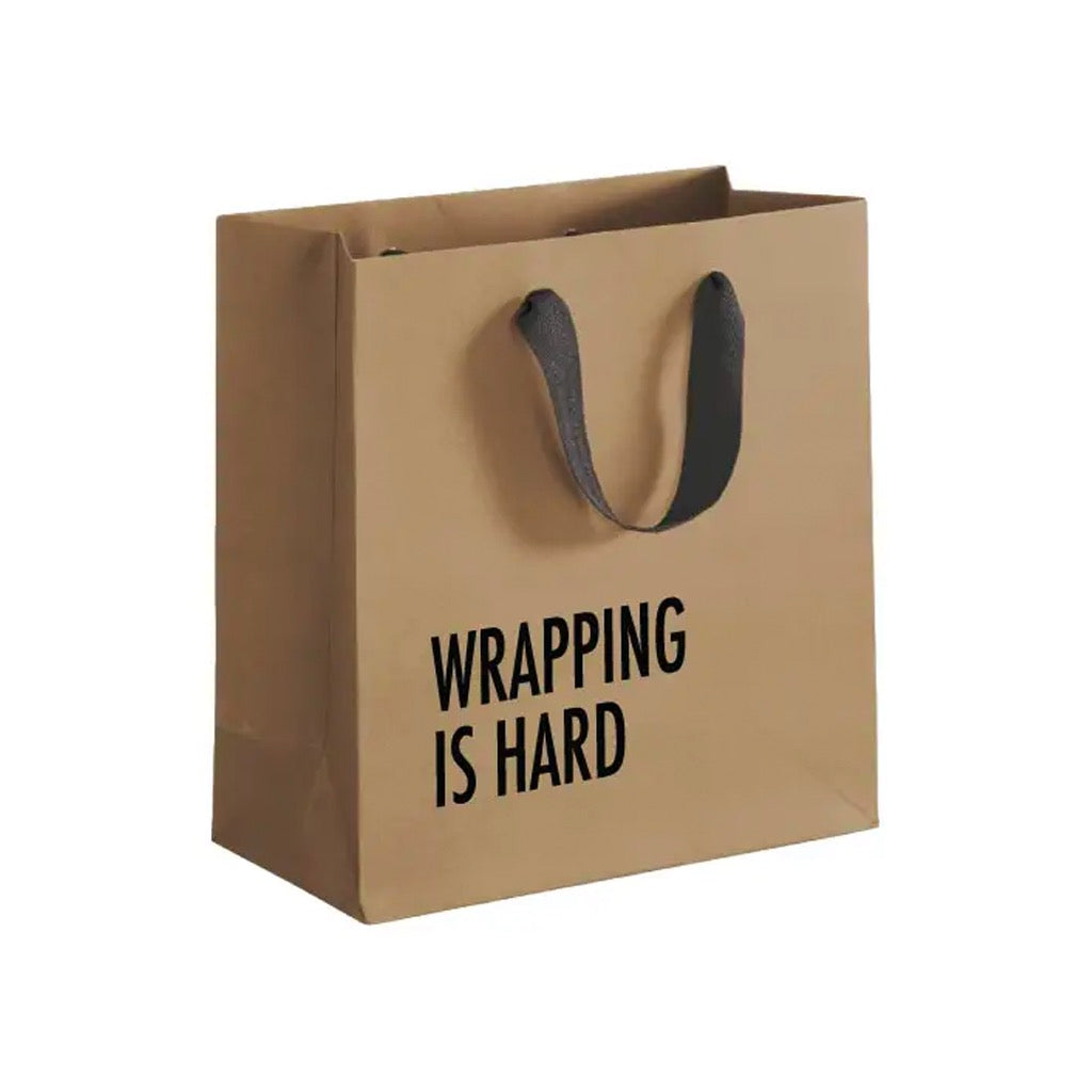Wrapping Is Hard Small Gift Bag.
