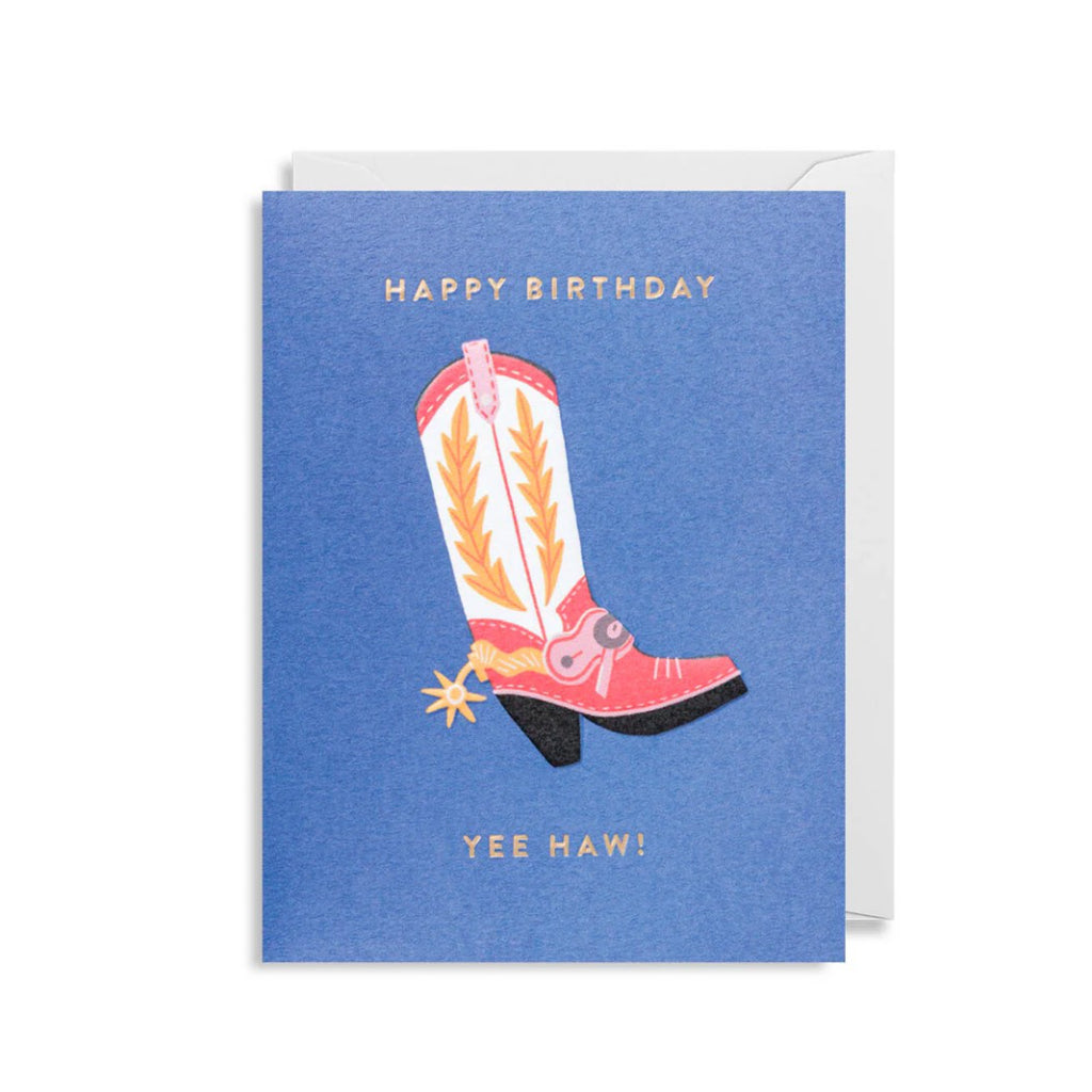 Yee Haw! Birthday Mini Card.