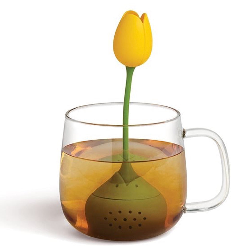 Yellow Tulip Tea Infuser.