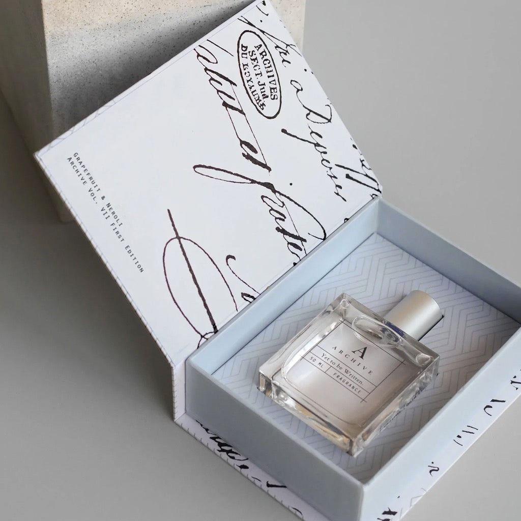 Yet To Be Written Fragrance Packaging