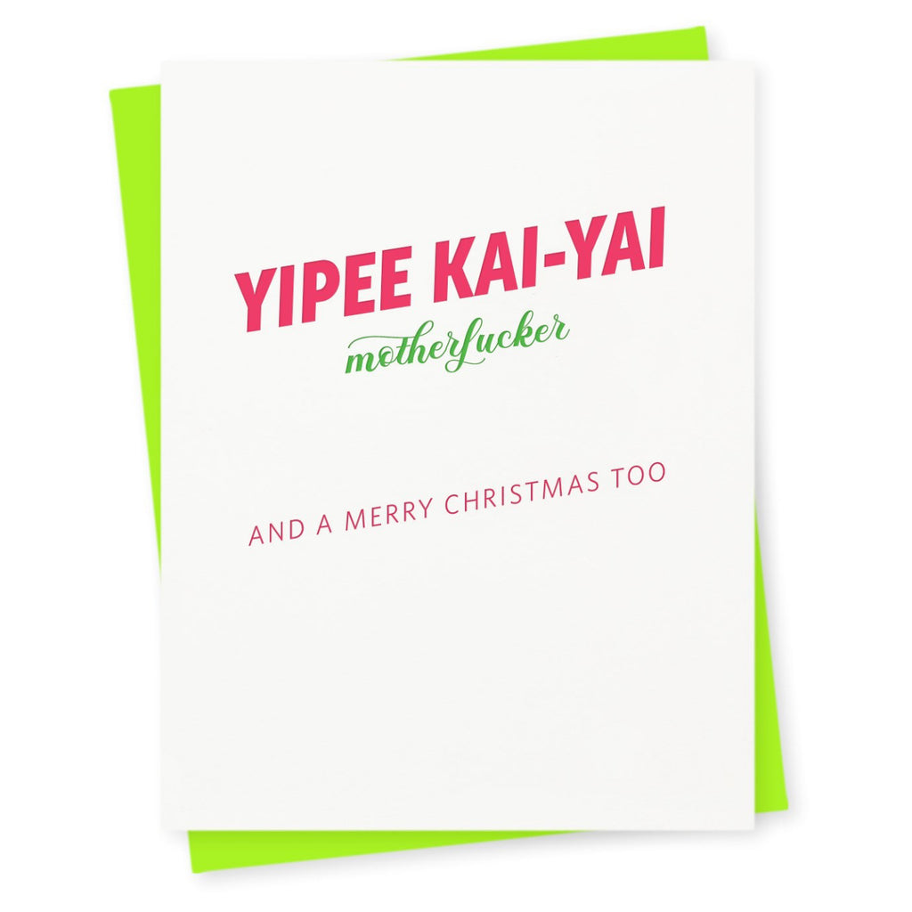 Yipee Kai-Yai Holiday Card