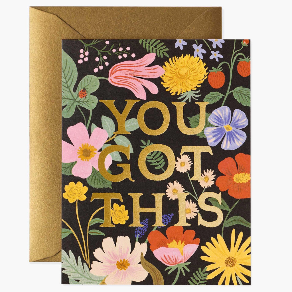 You Got This Floral Card