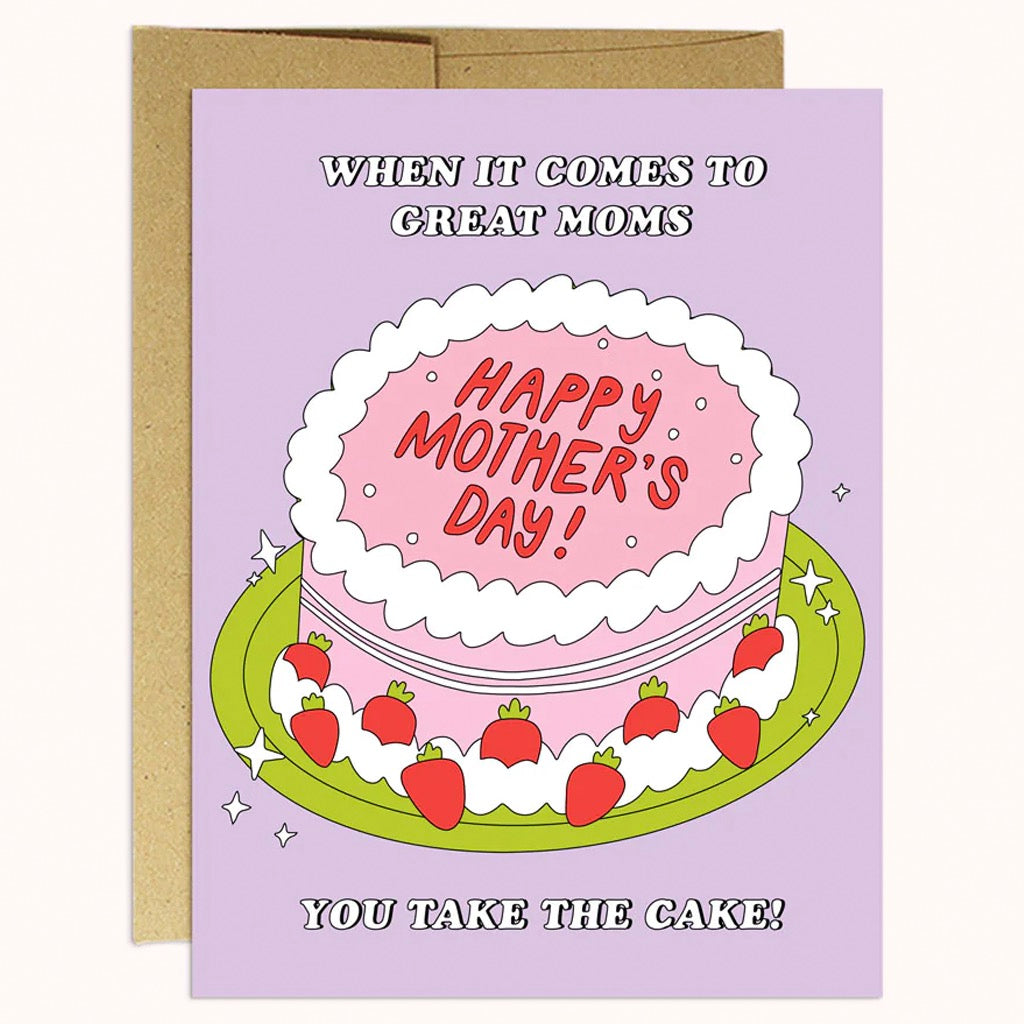 You Take The Cake Mom Card Party Mountain Paper Outer Layer You take the cake mom card party mountain paper outer layer